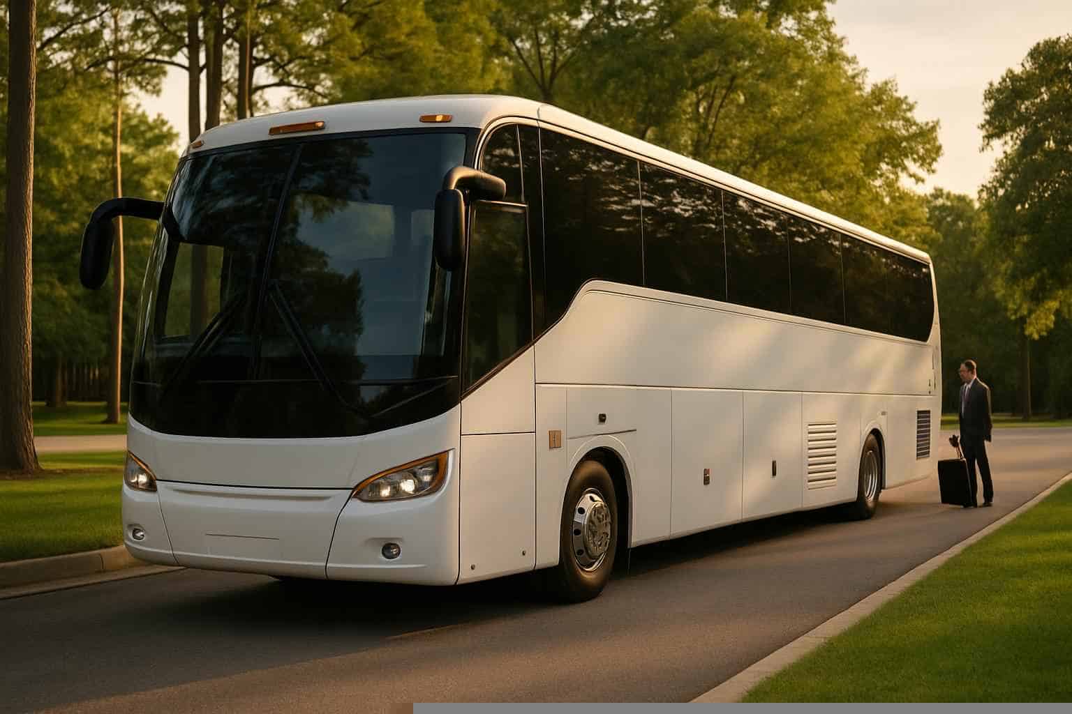 Charter Bus Rental Near Me The Woodlands TX