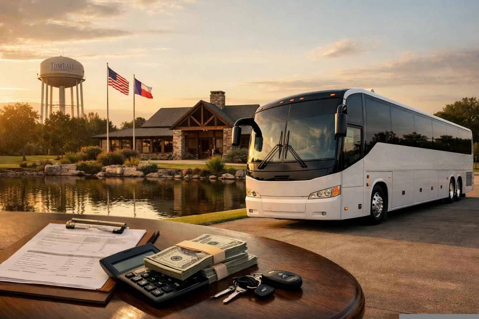 Charter Bus Rental Prices in Tomball TX