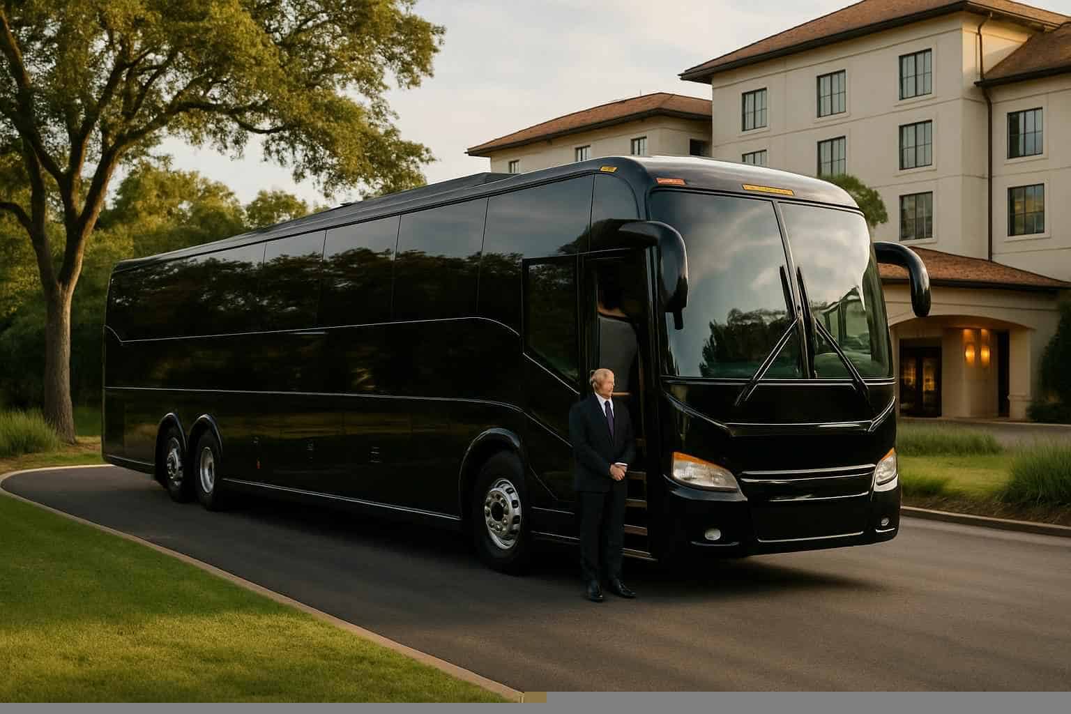 Charter Bus Rental The Woodlands TX