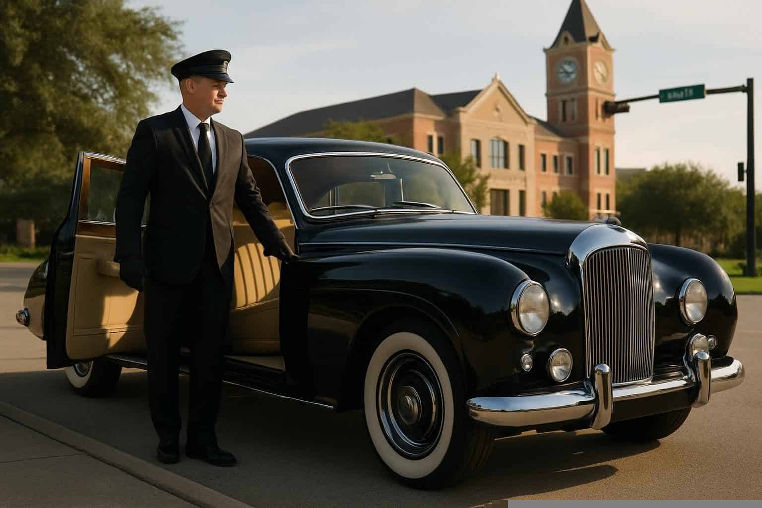 Classic Car Chauffeur Service in Missouri City Texas