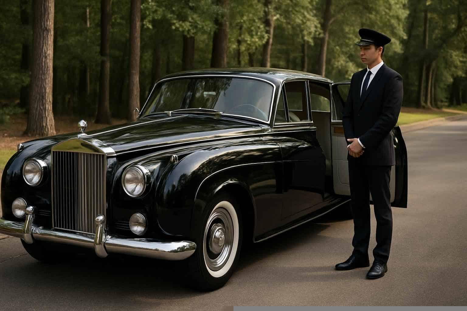 Classic Car Chauffeur Service In The Woodlands Texas
