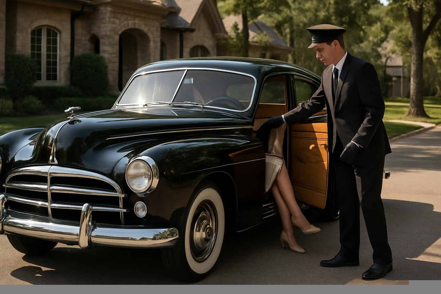Classic Car Chauffeur Service Near Me The Woodlands TX