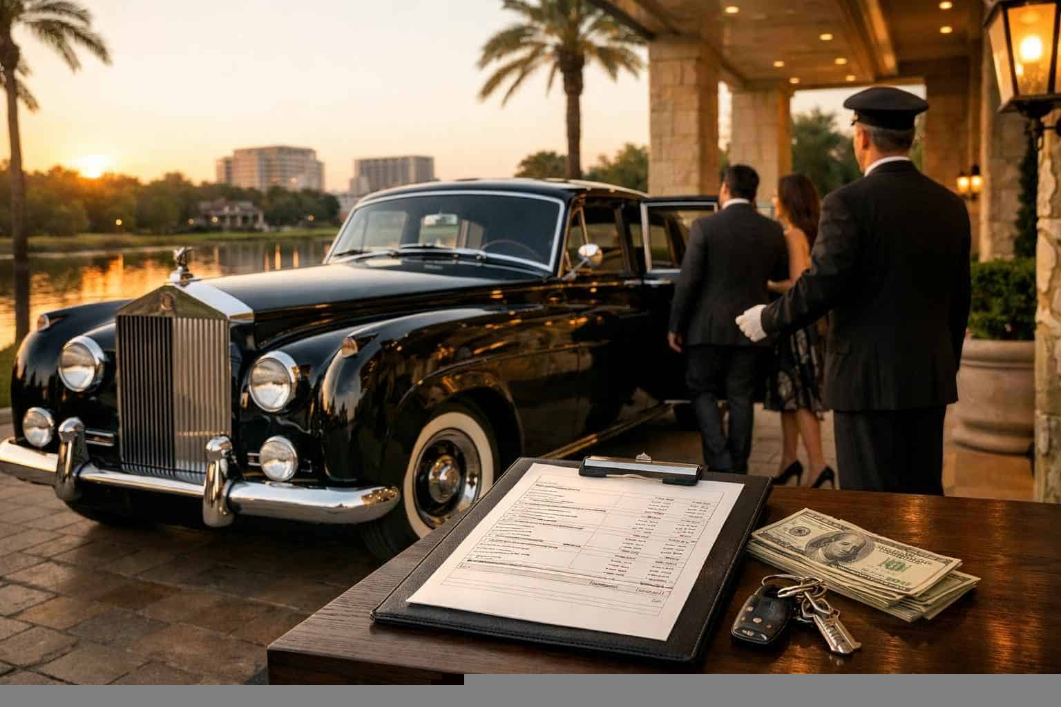 Classic Car Chauffeur Service Prices in Spring TX
