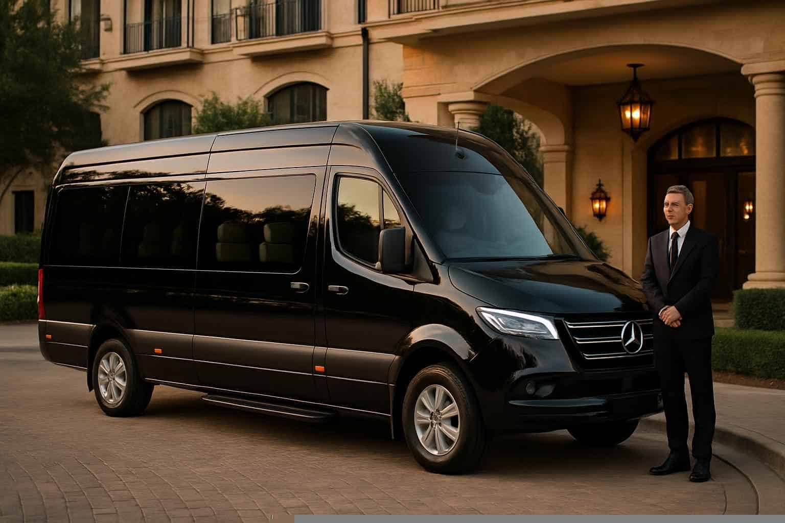 Conroe Texas Passenger Van with Driver