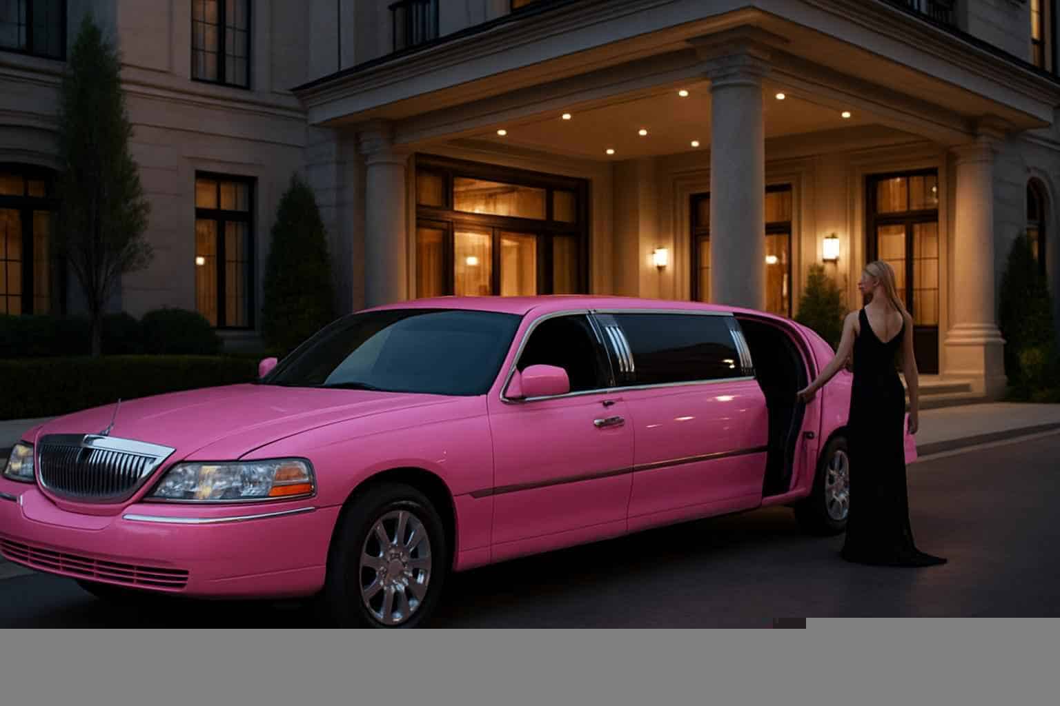 Conroe Texas Pink Limo Rental
