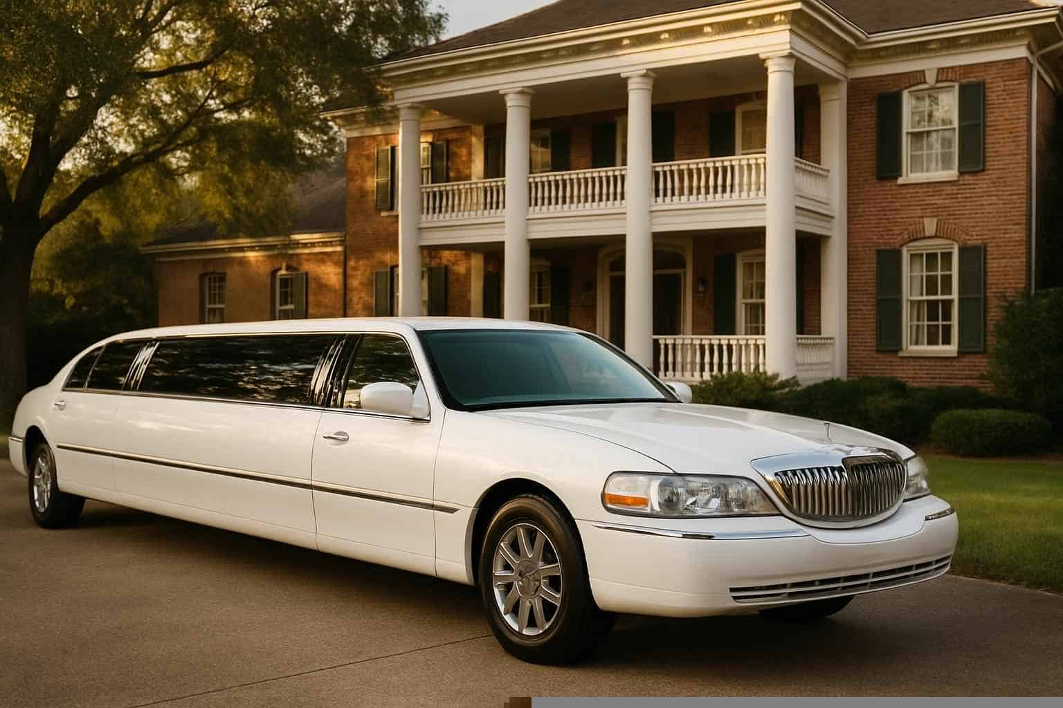 Conroe Texas White Limo Rental