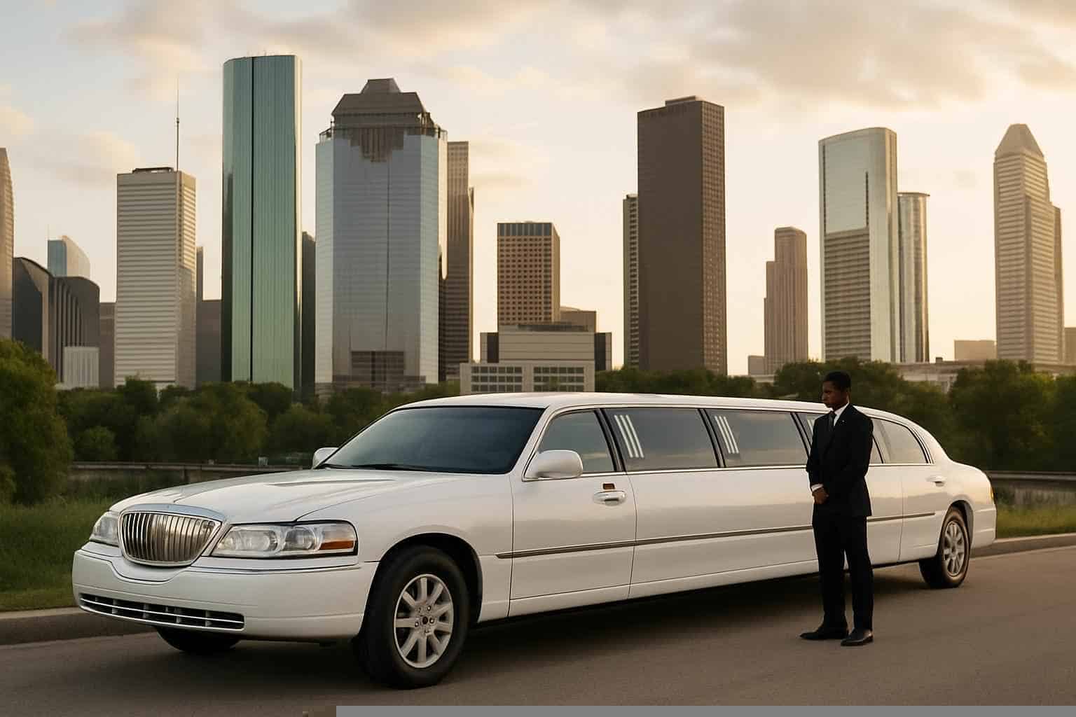 Houston Texas White Limo Rental