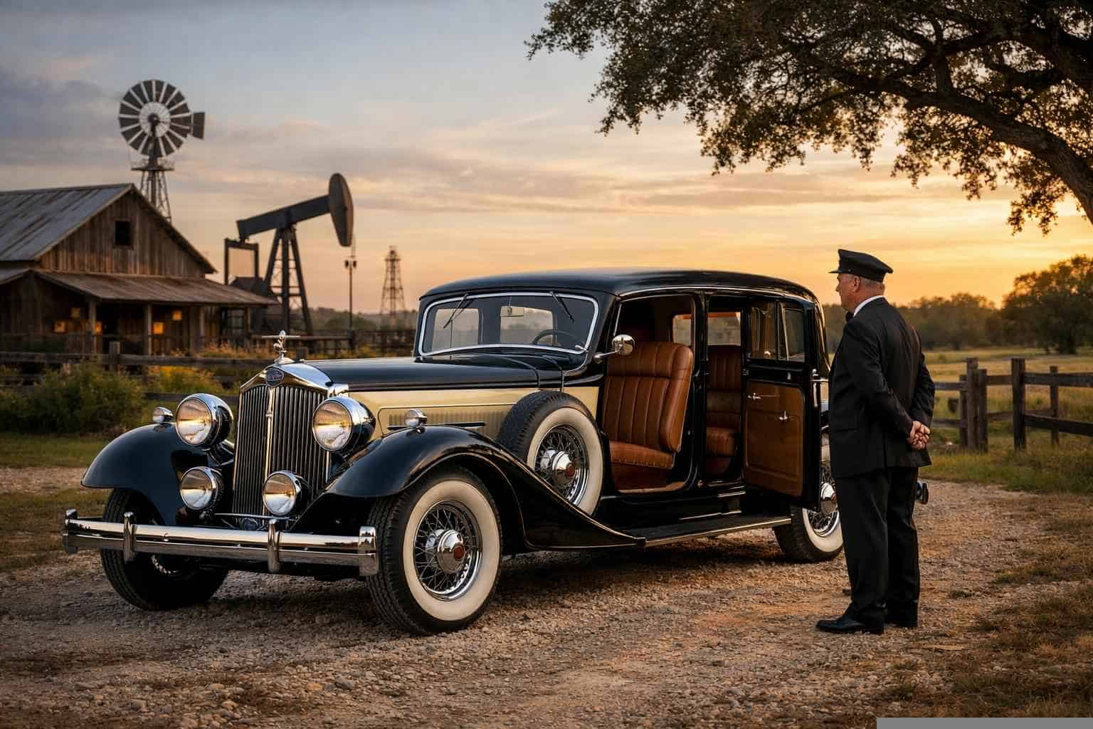 Humble Texas Antique Vehicle Rental with Driver