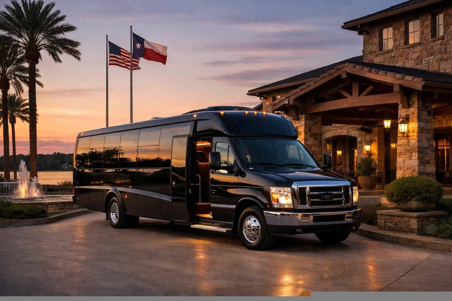 Humble Texas Shuttle Bus Rental