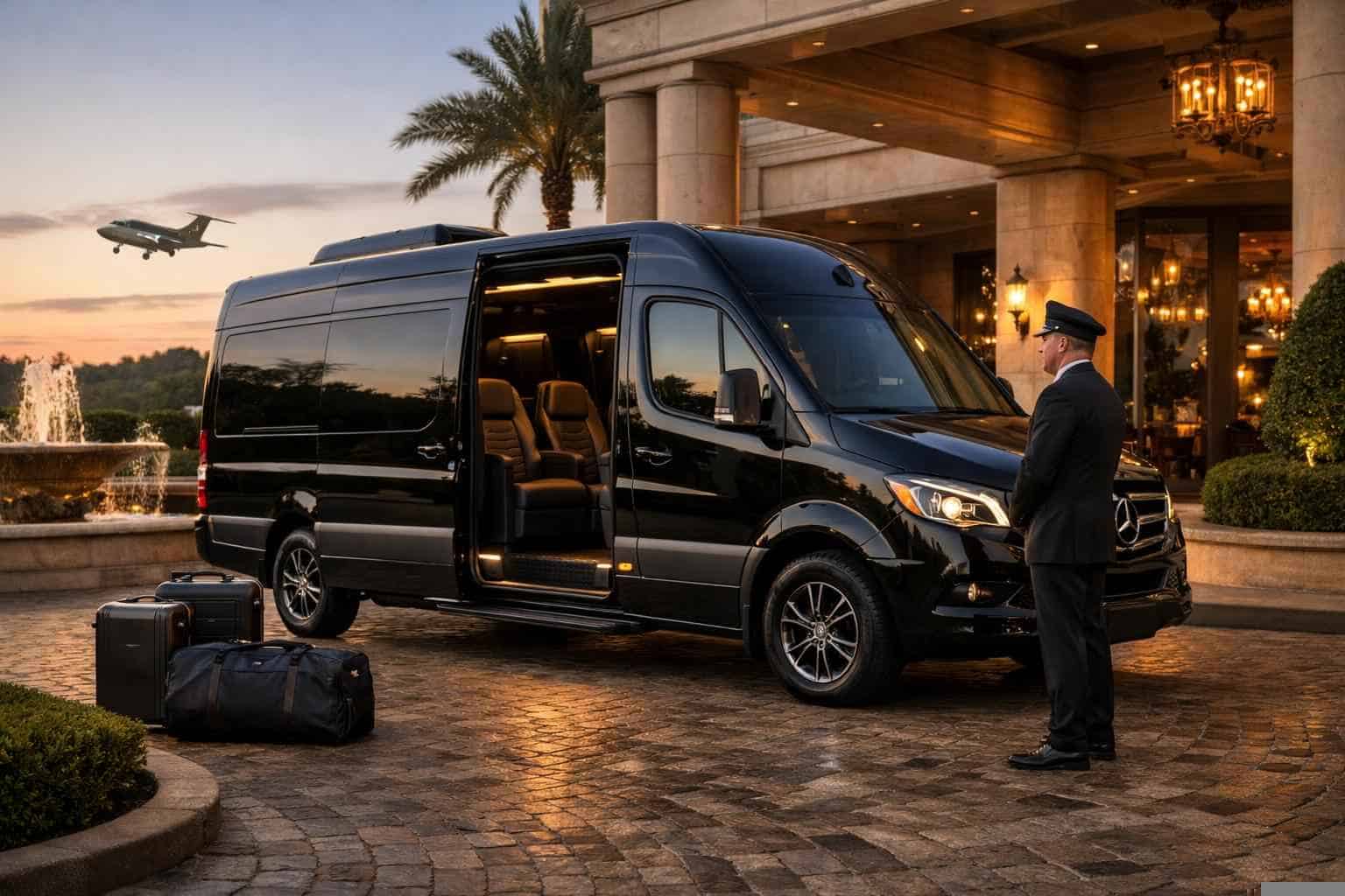 Humble Texas Sprinter Van Rental With Driver