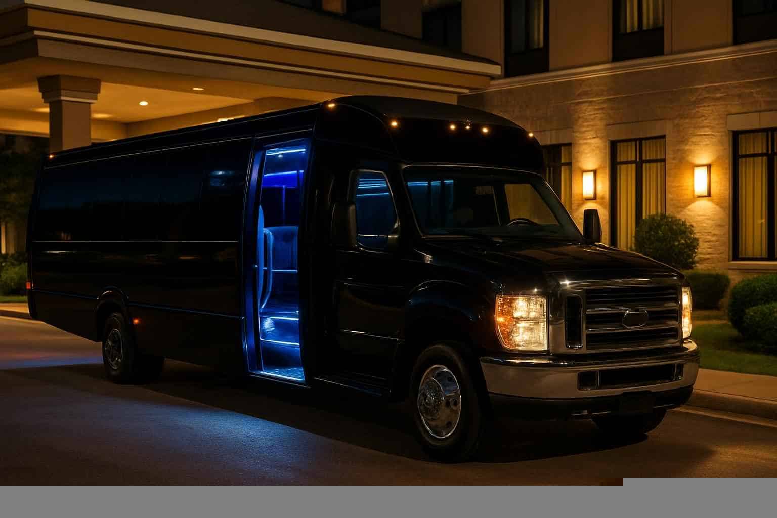 Katy Texas Black Party Bus Rental