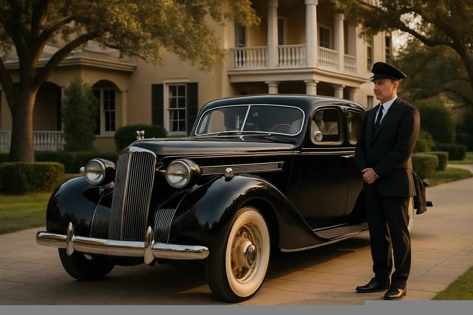 League City Texas Antique Vehicle Rental with Driver