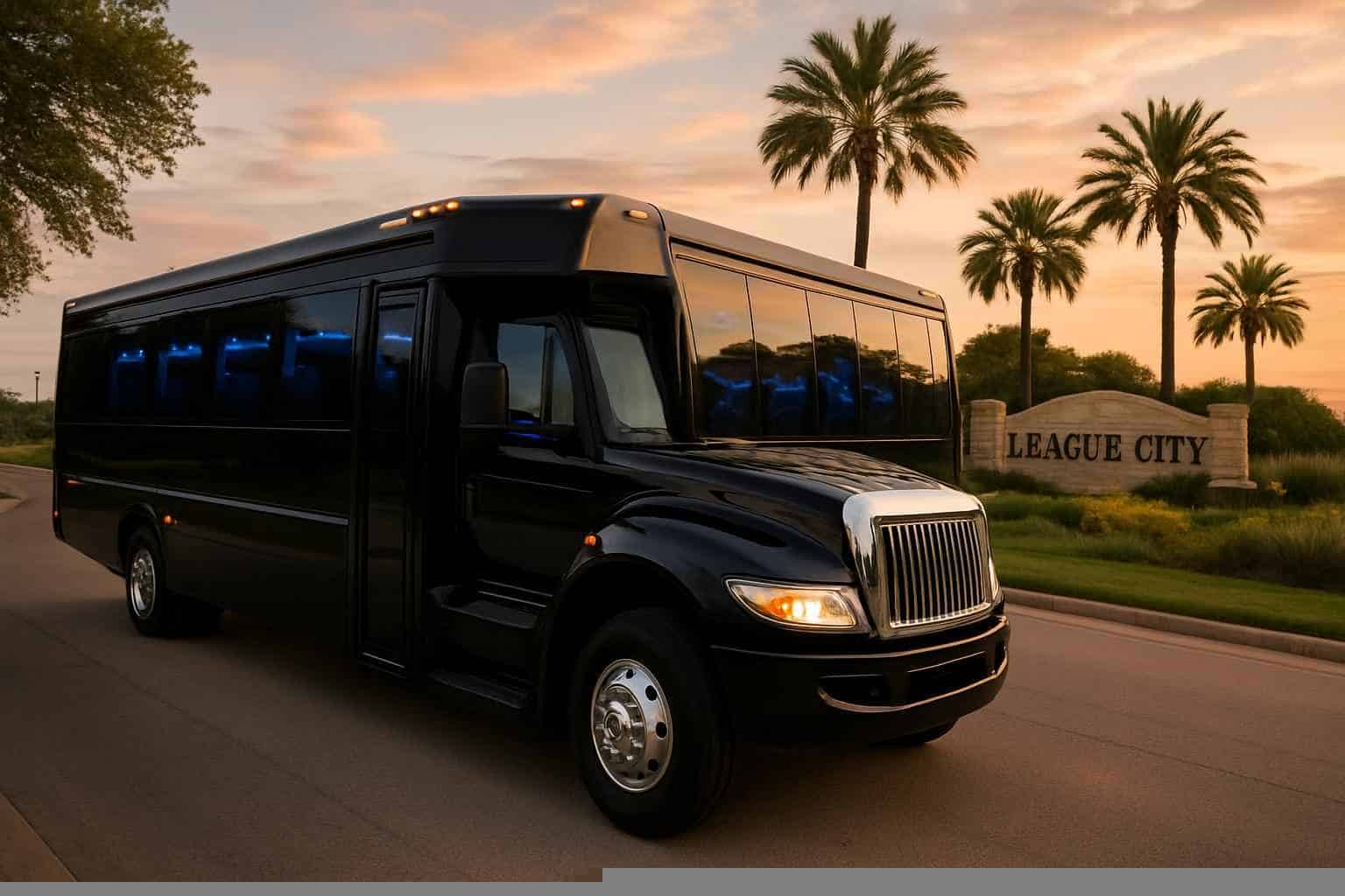League City Texas Party Bus Rental