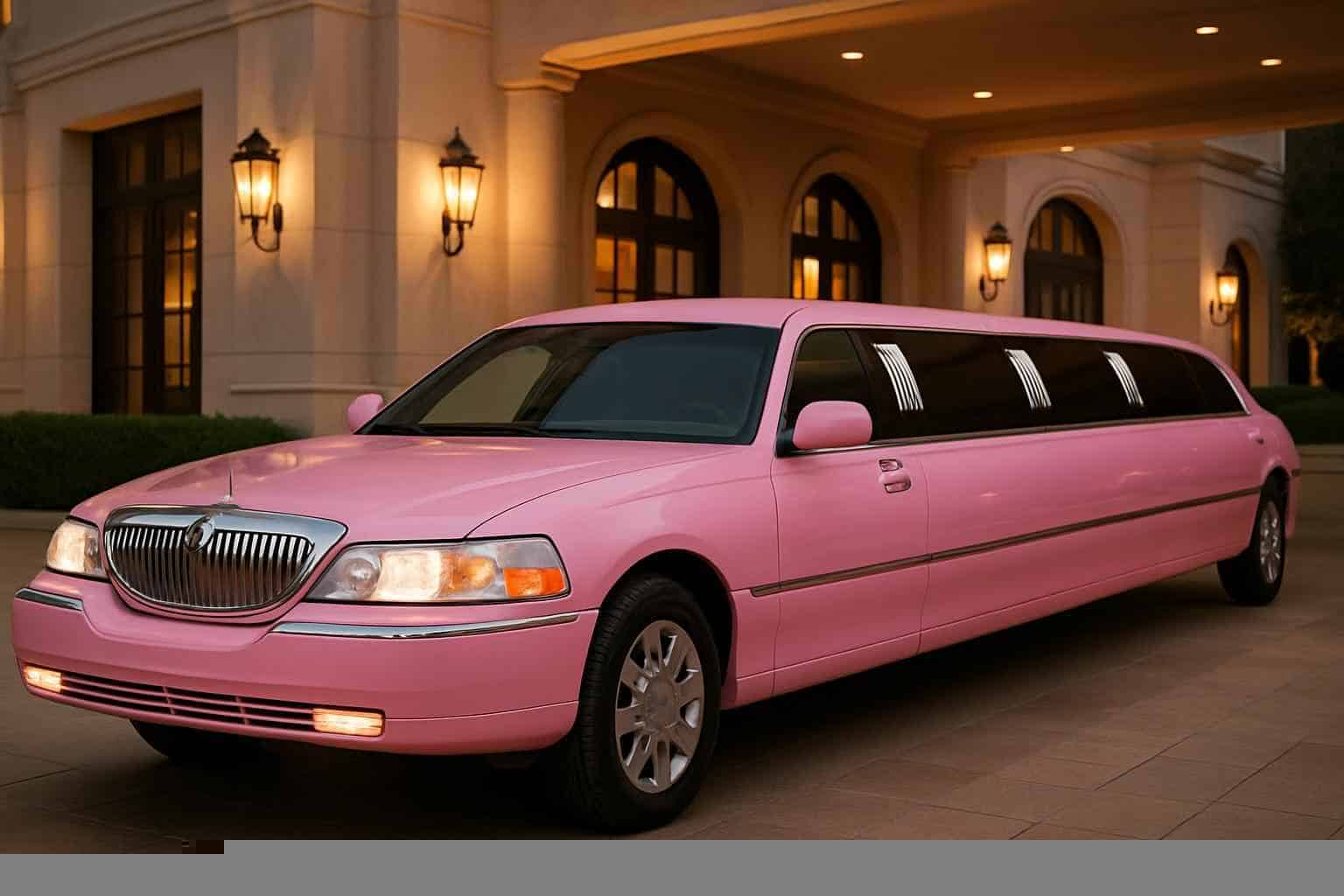 League City Texas Pink Limo Rental