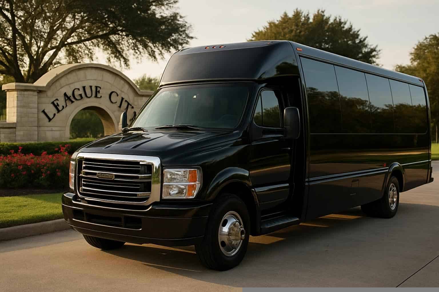 League City Texas Shuttle Bus Rental