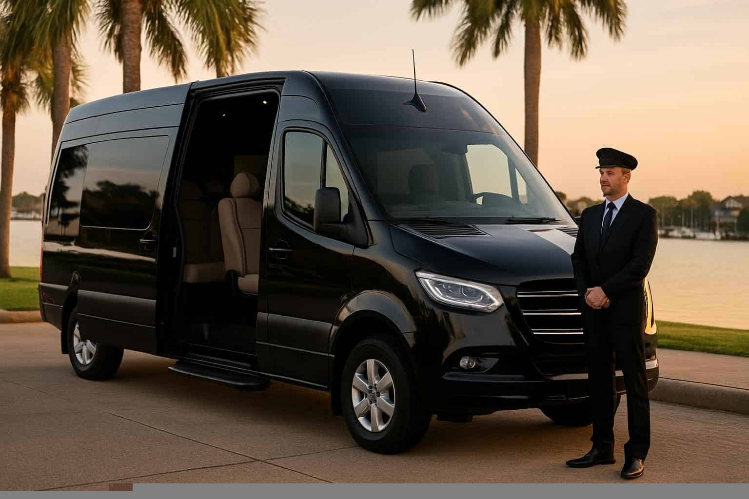 League City Texas Sprinter Van Rental with Driver