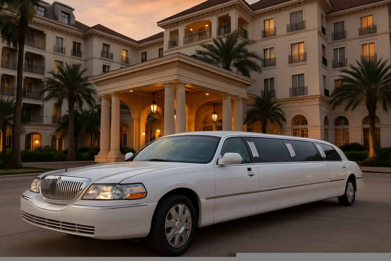 League City Texas White Limo Rental
