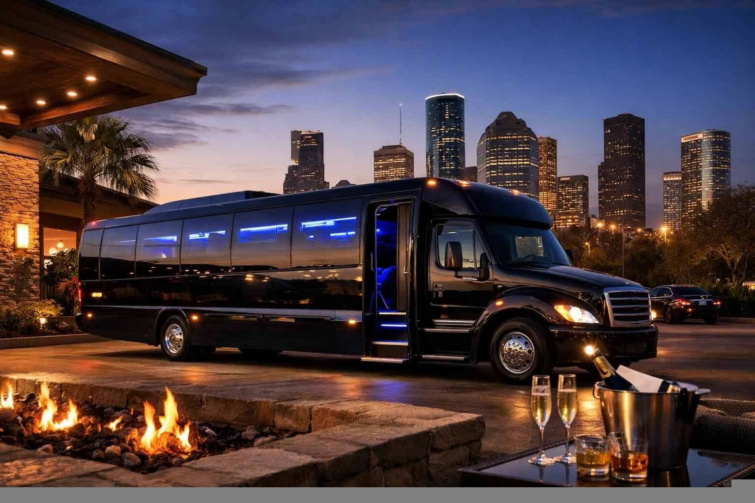 Limo Bus Rental Humble TX