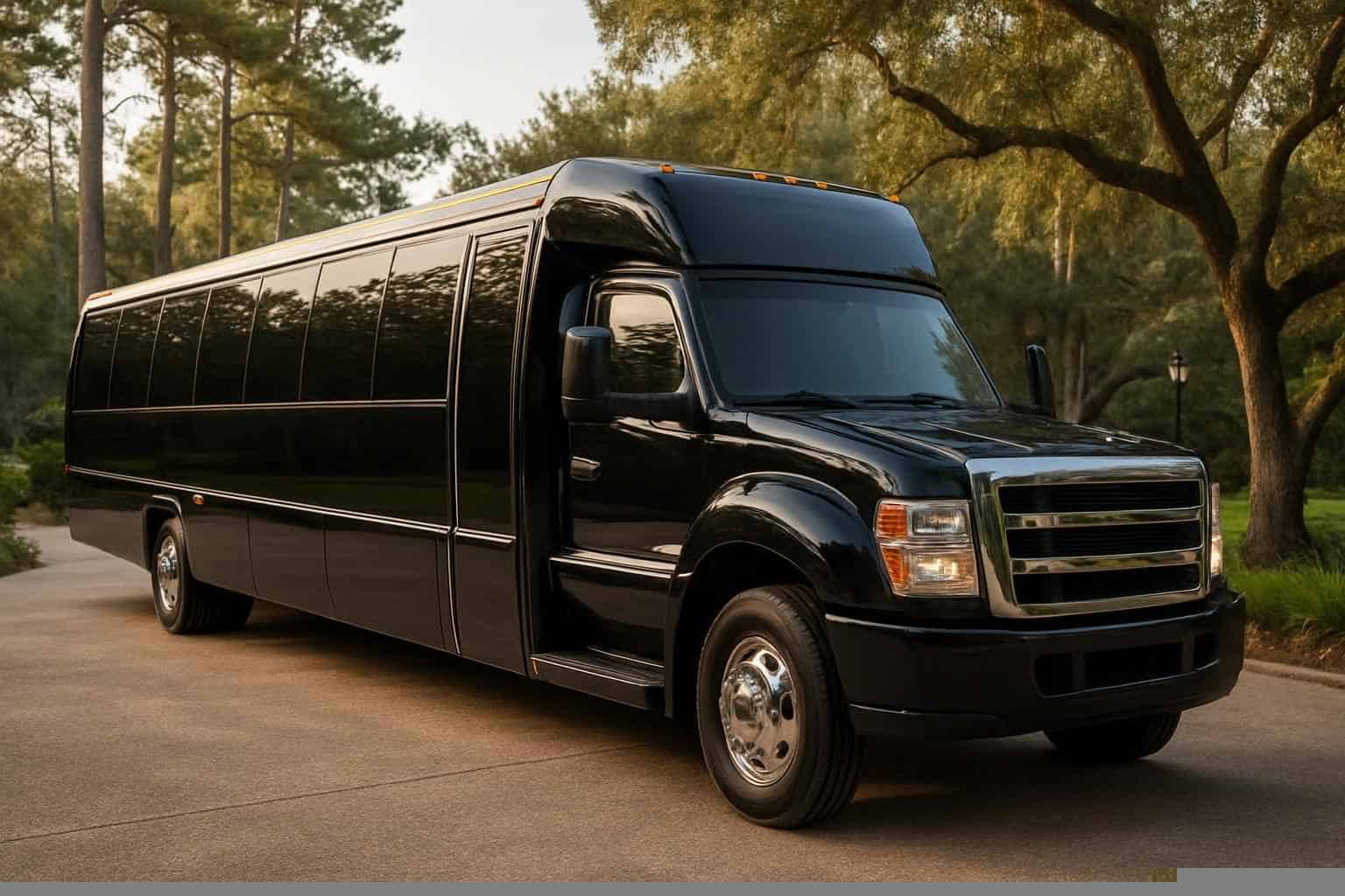 Limo Bus Rental in The Woodlands Texas