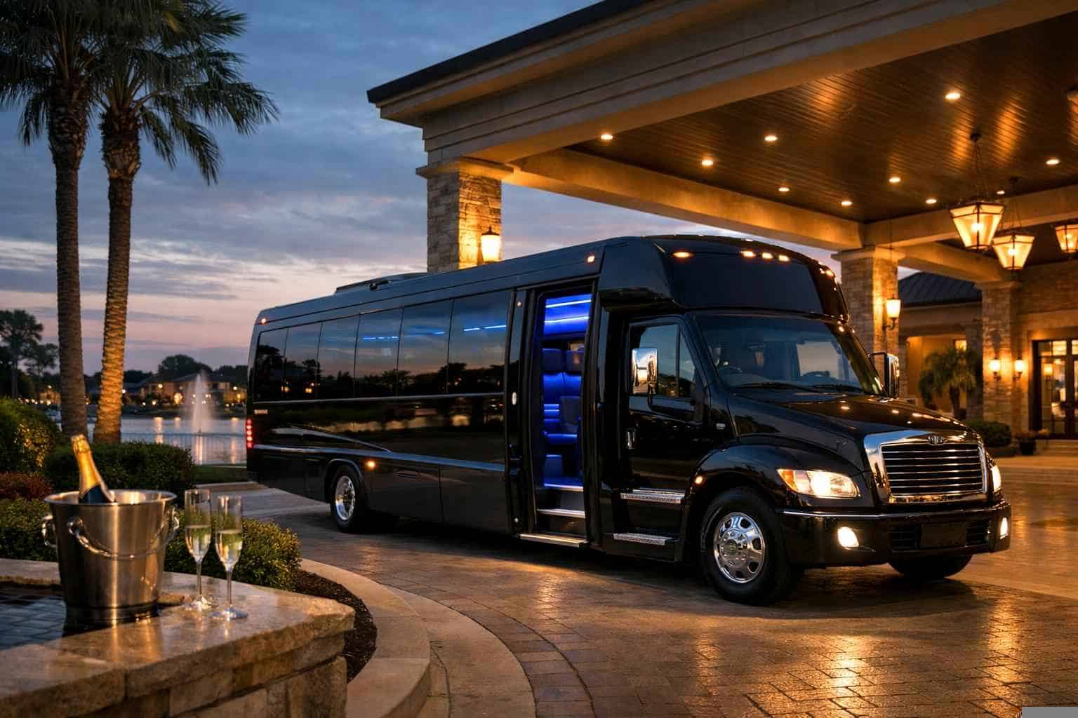 Limo Bus Rental Near Me Cypress TX