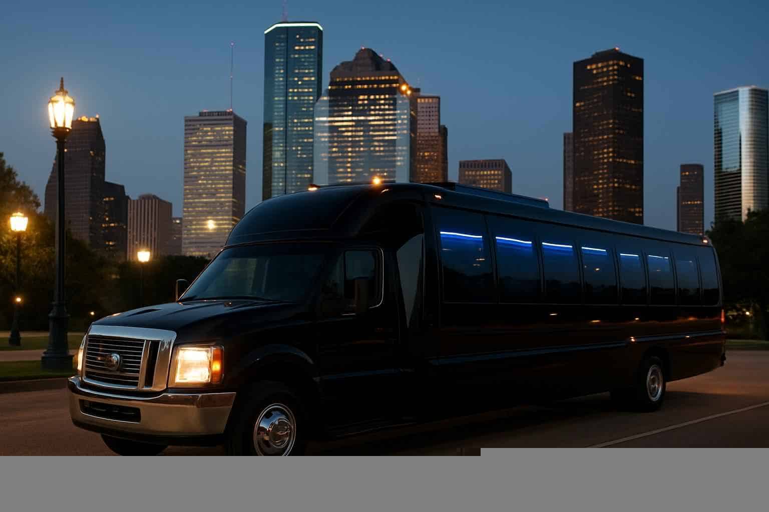 Limo Bus Rental Near Me Houston TX