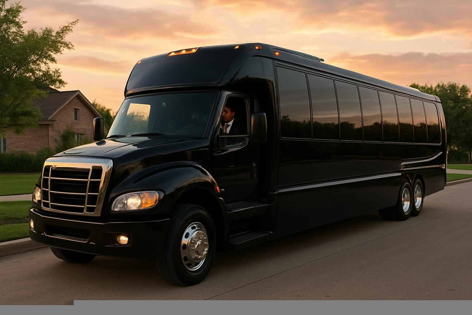 Limo Bus Rental Near Me Pearland TX