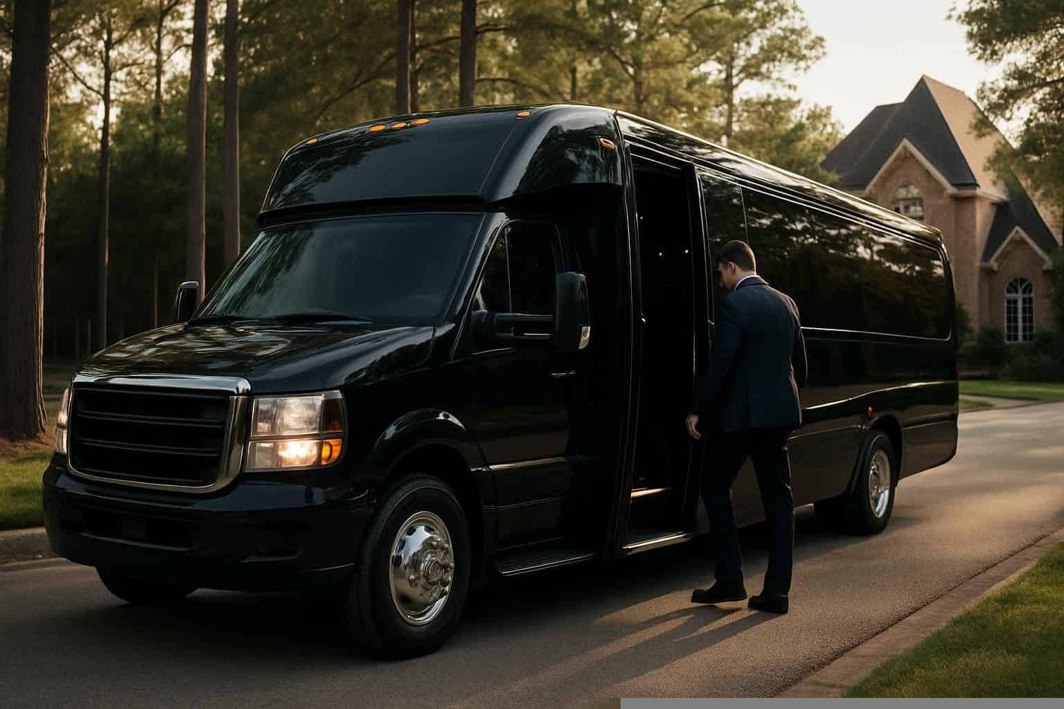 Limo Bus Rental Near Me The Woodlands TX