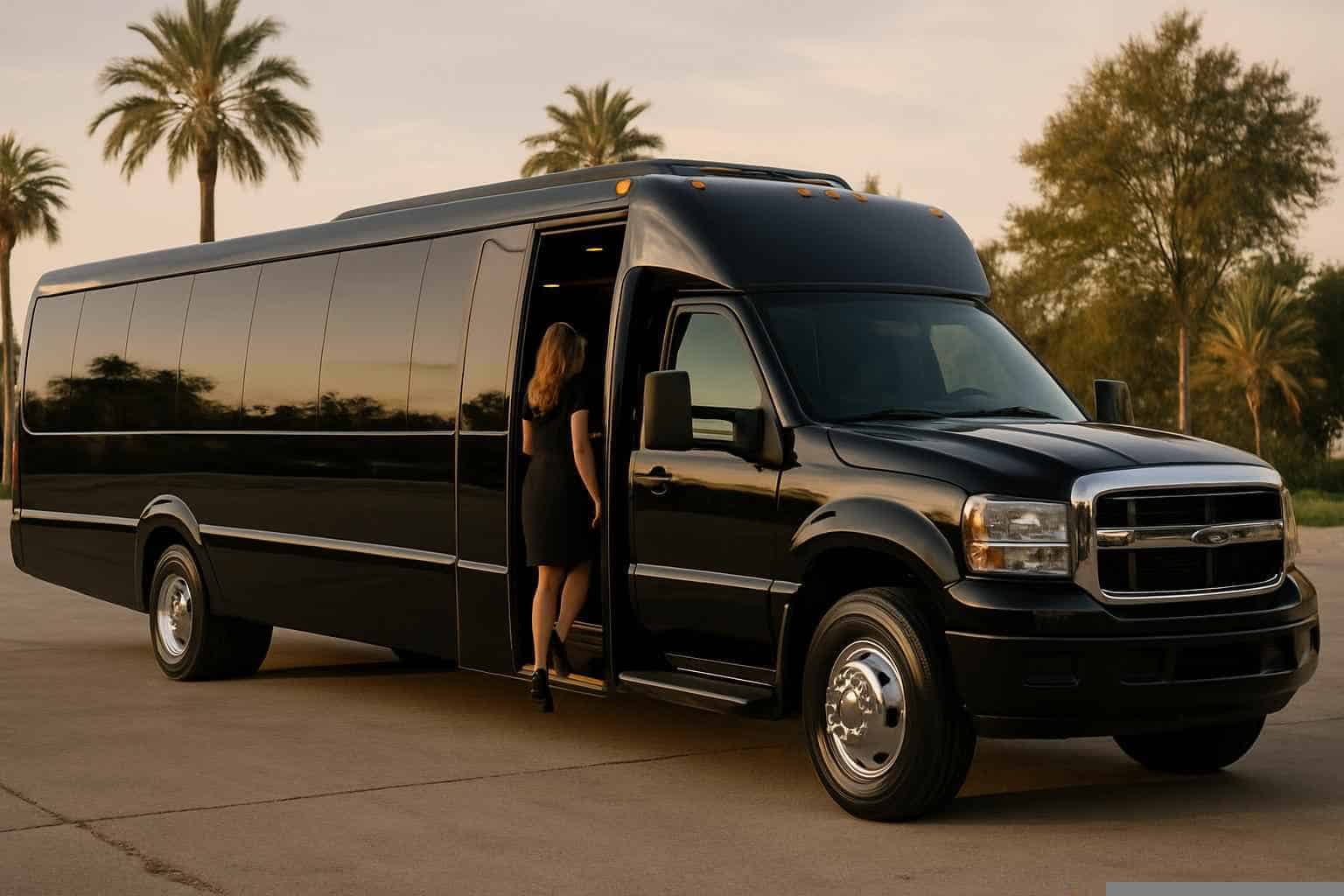 Limo Bus Rental Pasadena TX