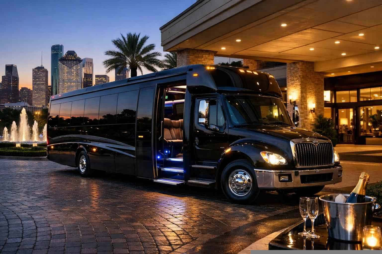 Limo Bus Service Humble TX