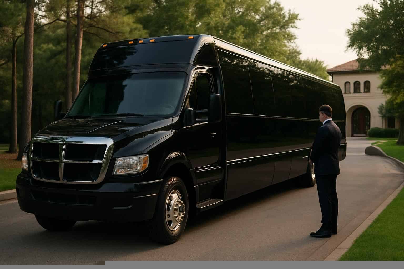 Limo Bus Service The Woodlands TX