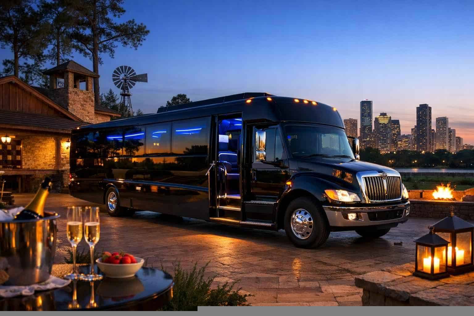 Limo Bus Service Tomball TX
