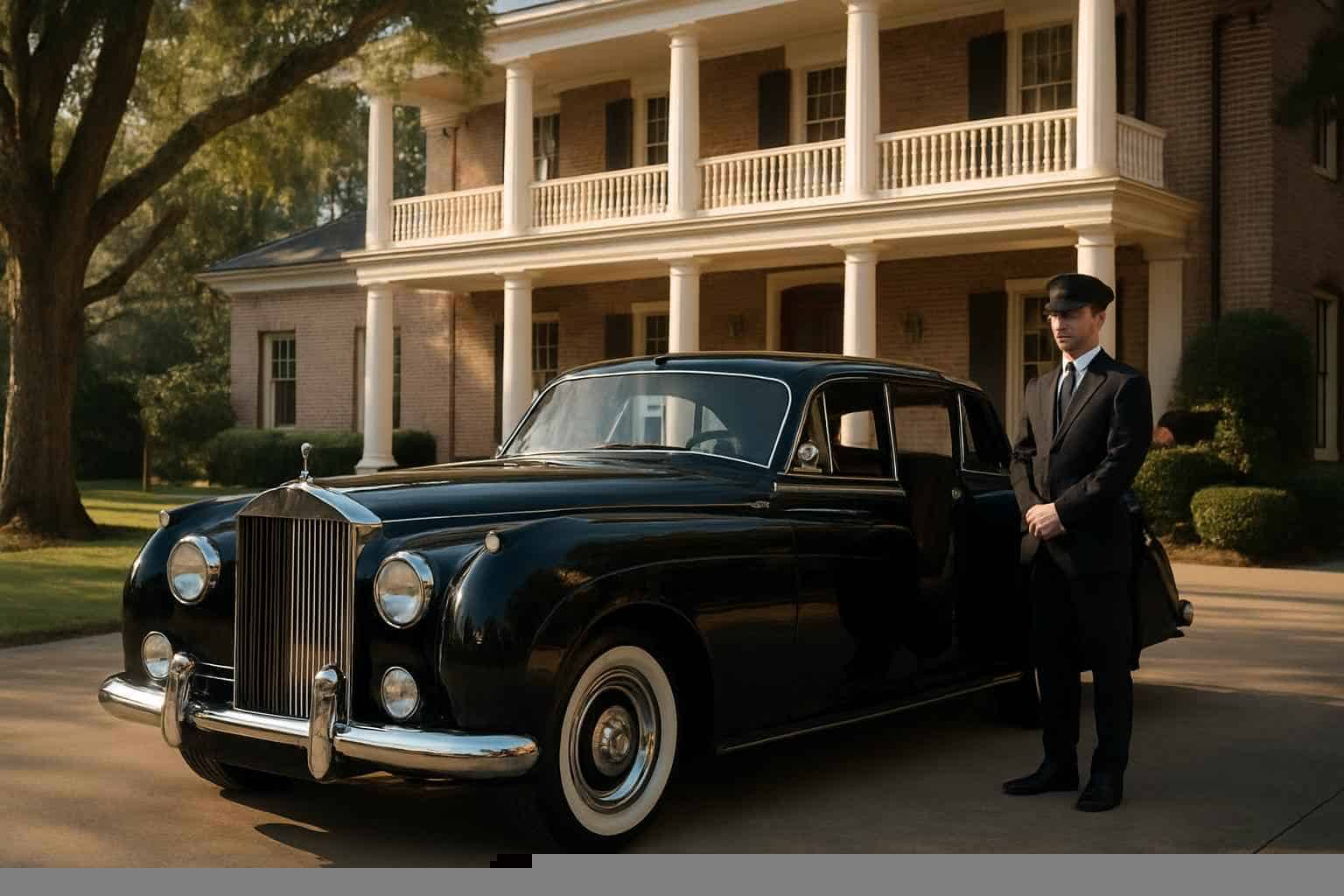 Luxury Antique Vehicle Rental with Driver in Conroe Texas