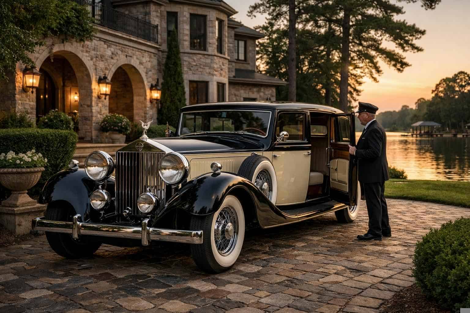 Luxury Antique Vehicle Rental with Driver in Kingwood Texas