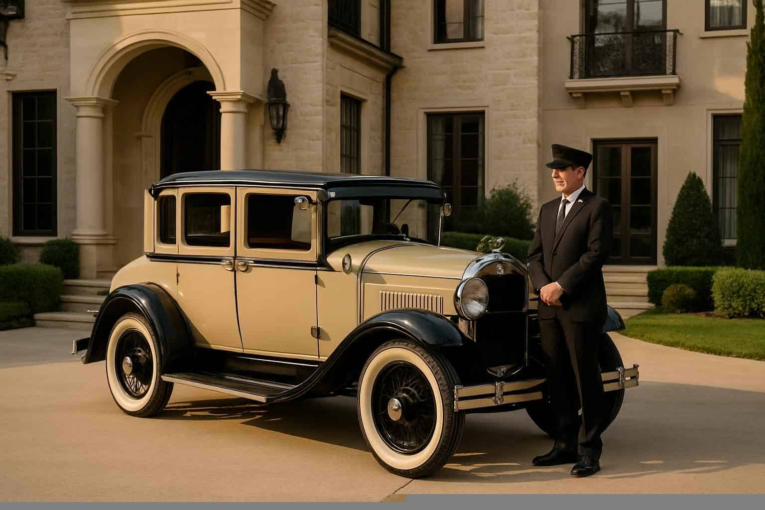 Luxury Antique Vehicle Rental with Driver in Missouri City Texas