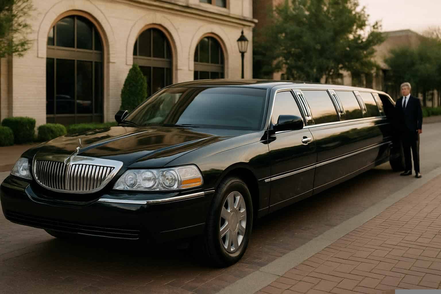 Luxury Black Limo Rental in Conroe Texas