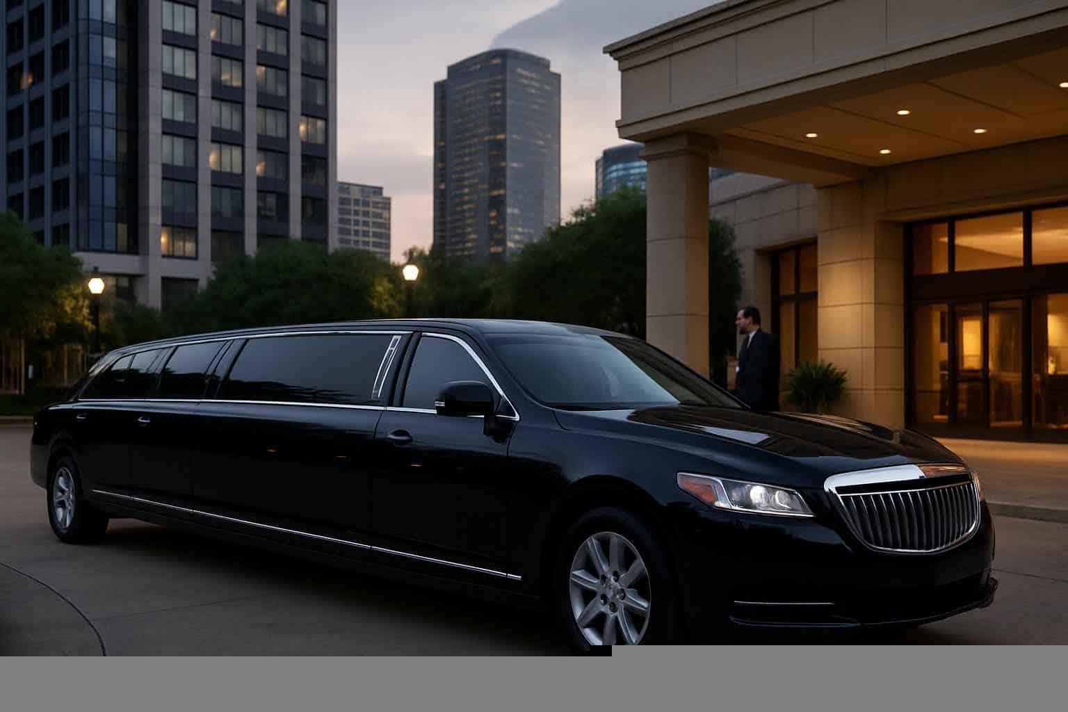 Luxury Black Limo Rental in Houston Texas