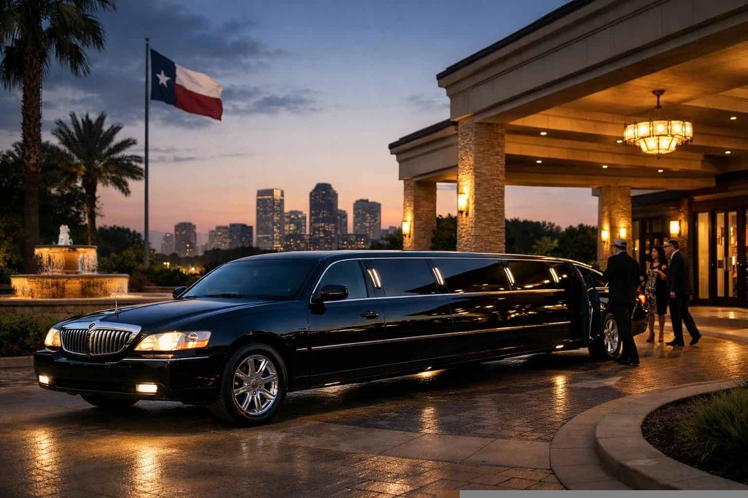 Luxury Black Limo Rental In Humble Texas
