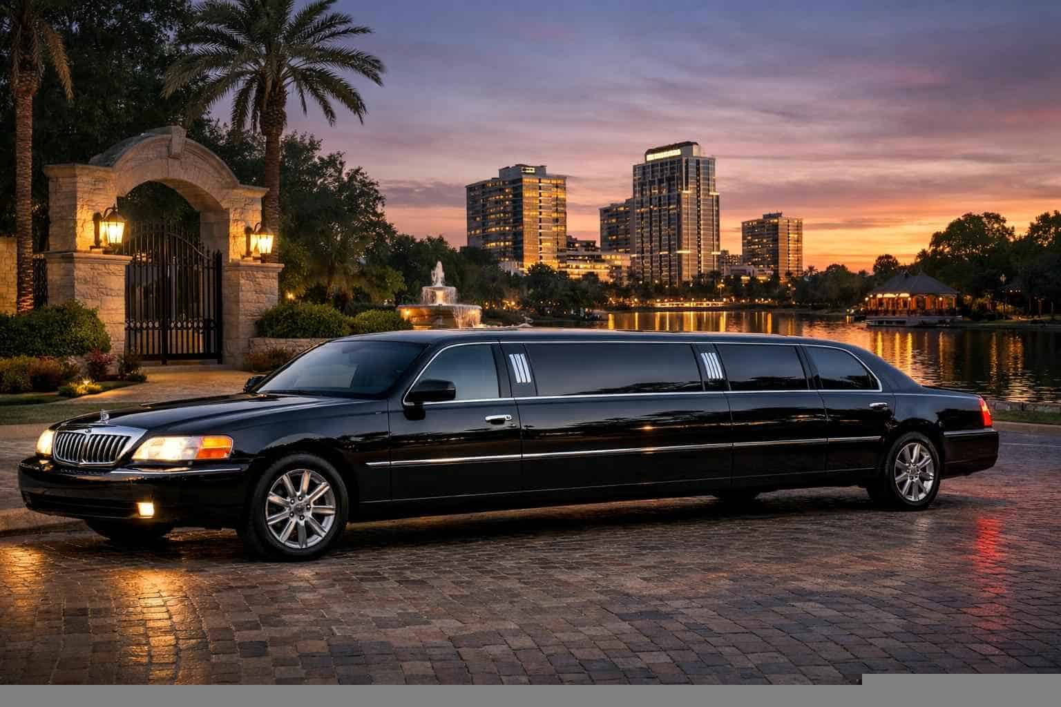 Luxury Black Limo Rental in Spring Texas