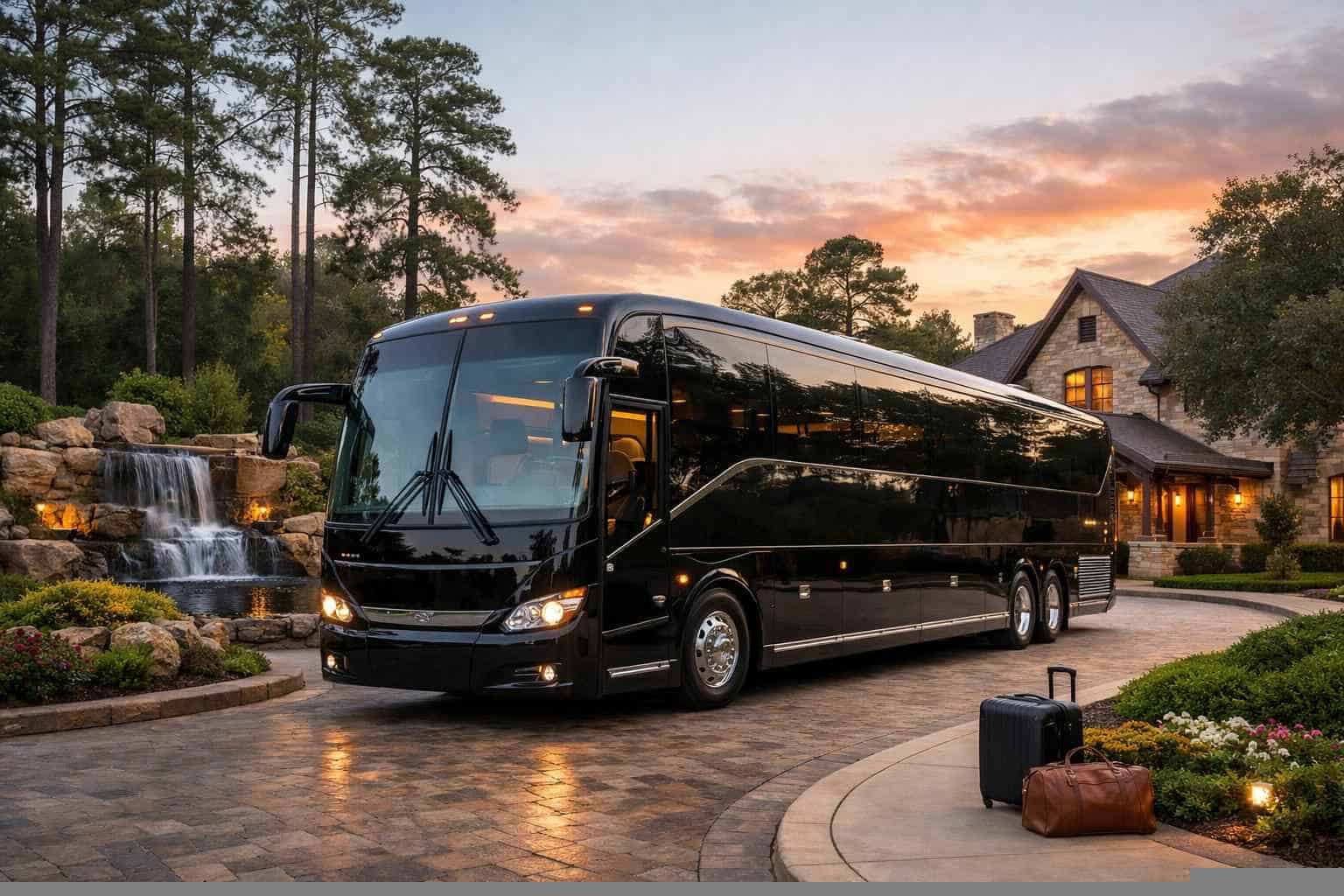 Luxury Bus Rental in Spring Texas