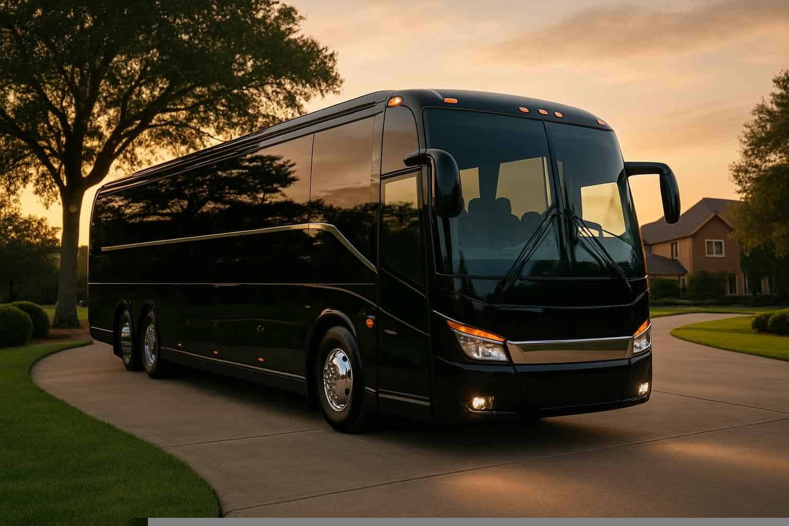 Luxury Charter Bus Rental in Katy Texas