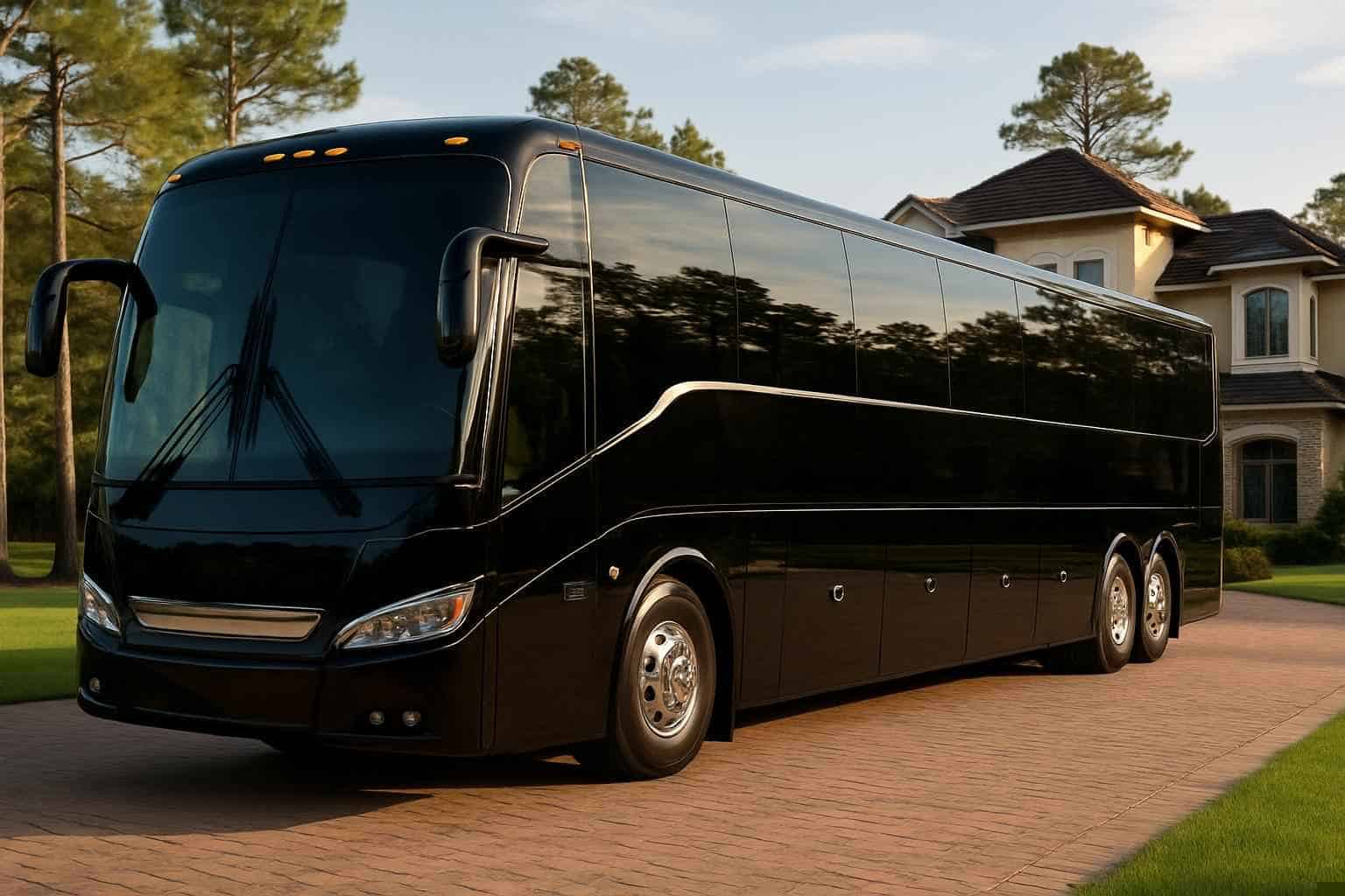 Luxury Charter Bus Rental in Spring Texas