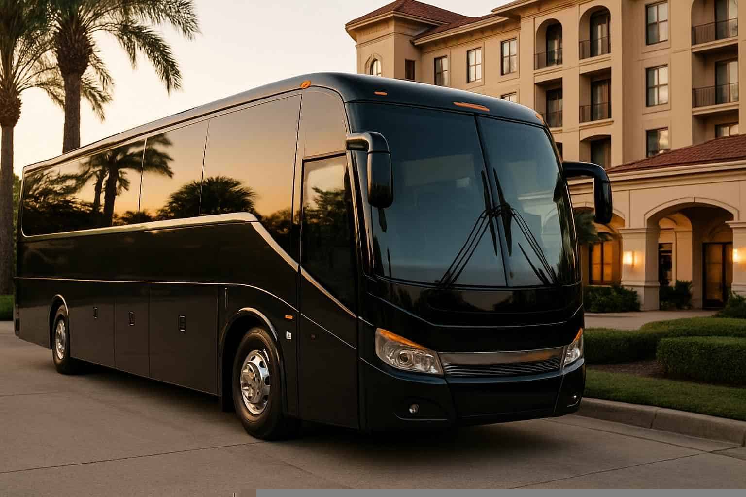 Luxury Charter Bus Rental in Sugar Land Texas