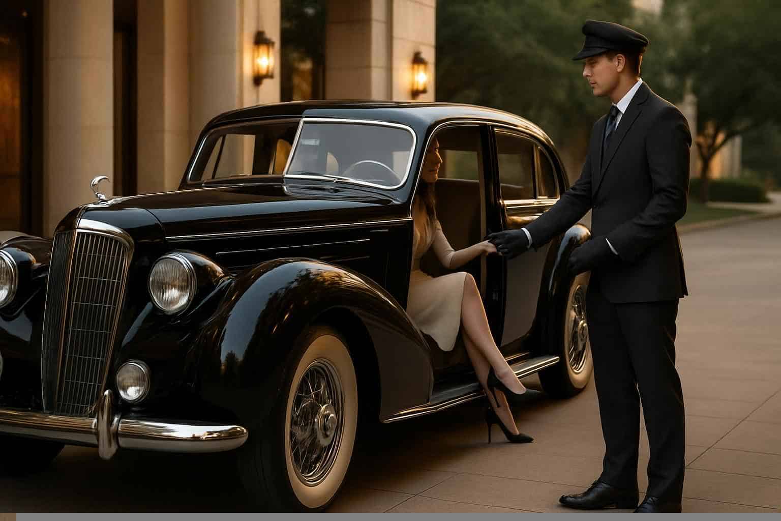 Luxury Classic Car Chauffeur Service in Houston Texas