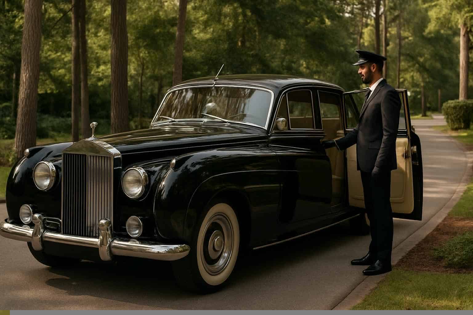 Luxury Classic Car Chauffeur Service In The Woodlands Texas