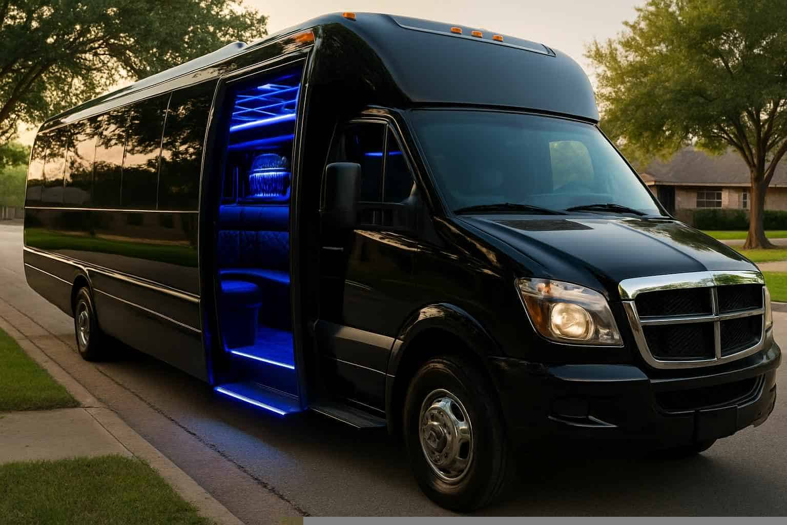 Luxury Limo Bus Rental in Pearland Texas