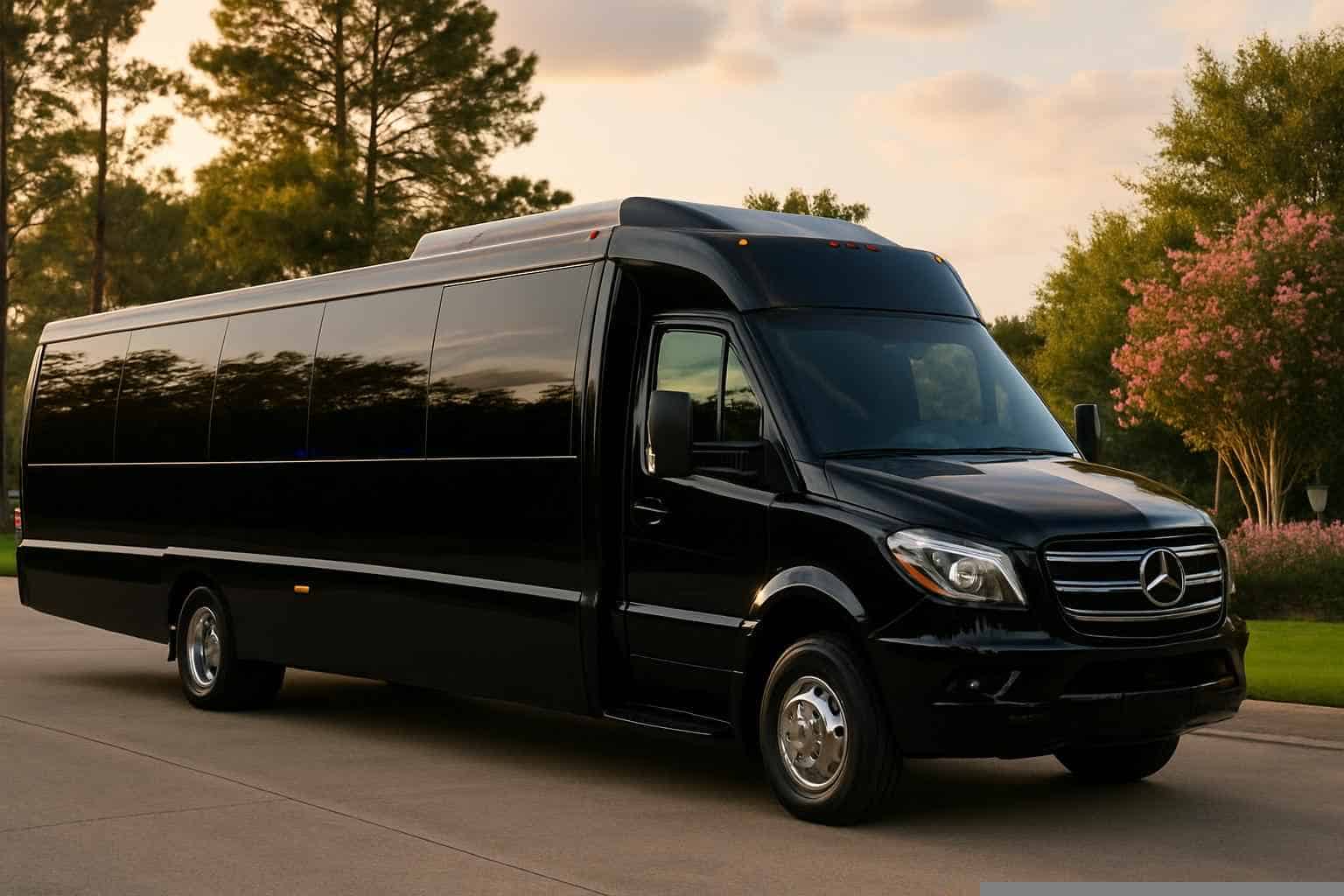 Luxury Limo Bus Rental in Spring Texas