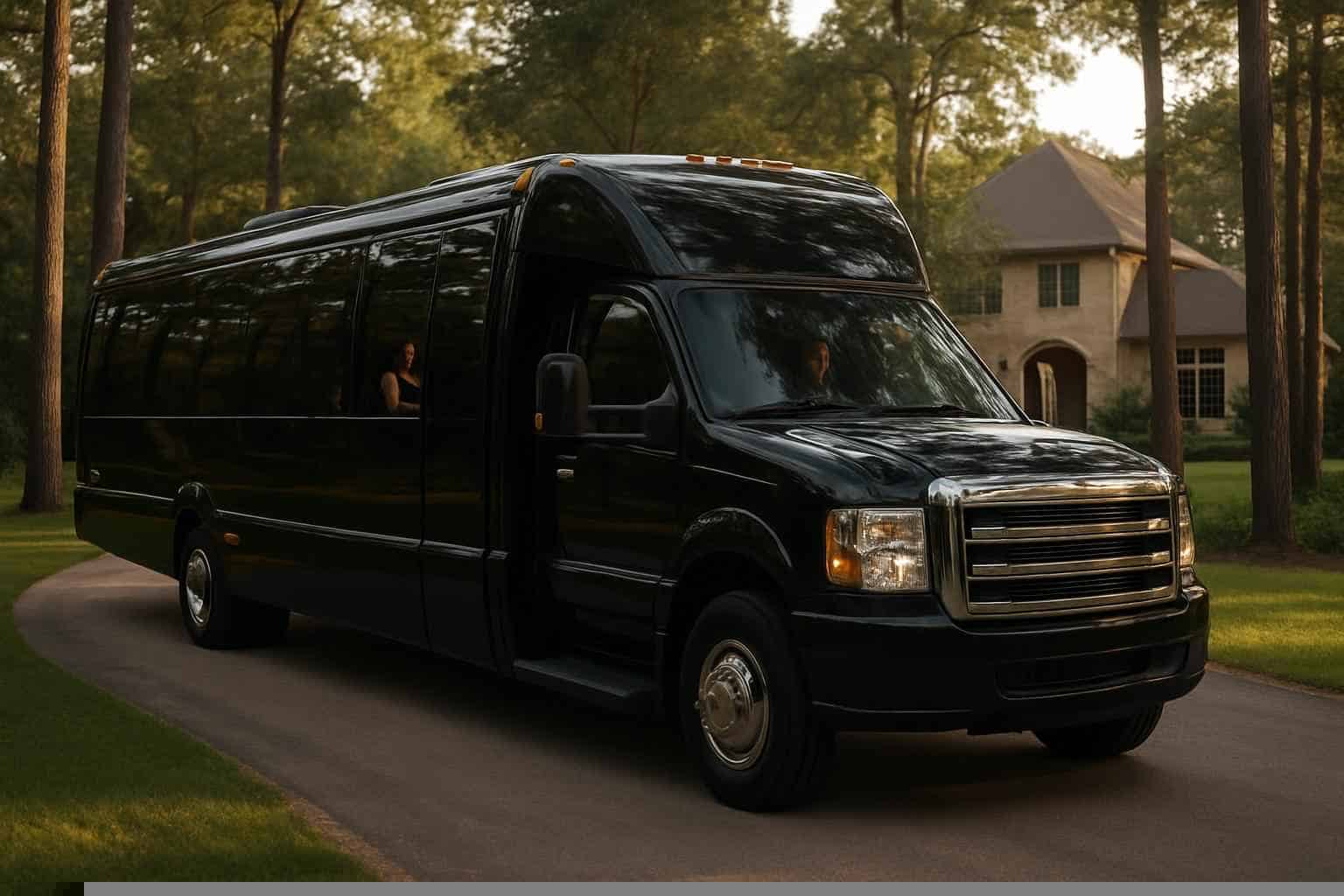 Luxury Limo Bus Rental in The Woodlands Texas