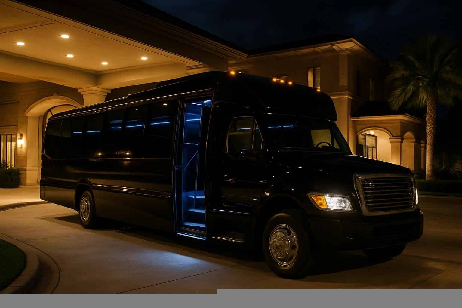 Luxury Party Bus Rental in Conroe Texas
