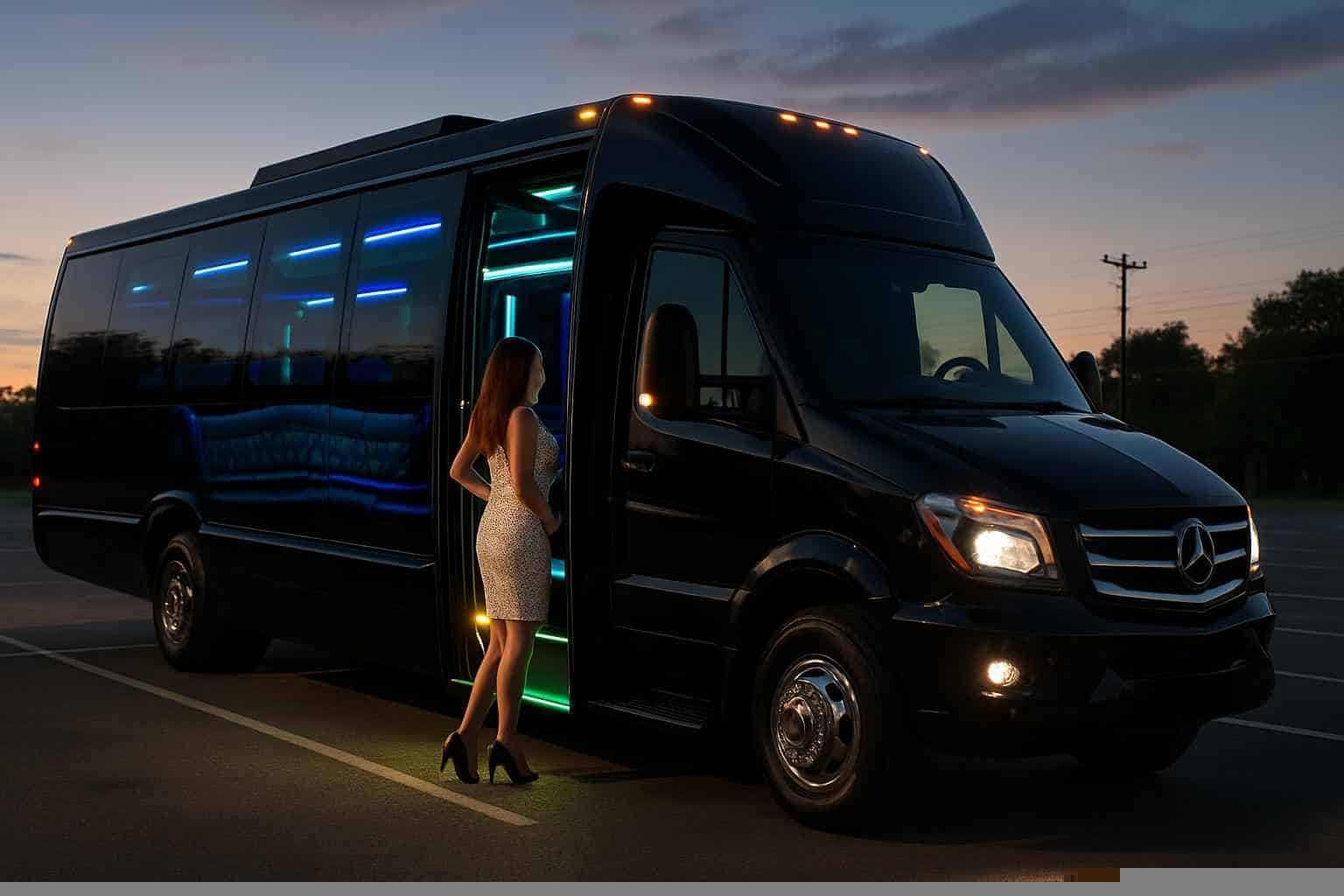 Luxury Party Bus Rental in Pasadena Texas