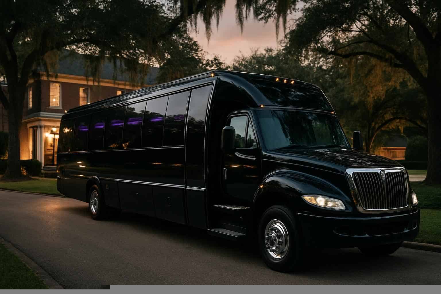 Luxury Party Bus Rental in Spring Texas